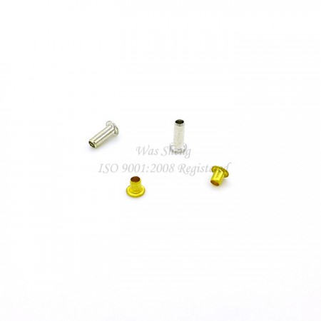 スタンピング銅メッキアイレットリベット - スタンピング銅メッキアイレットリベット