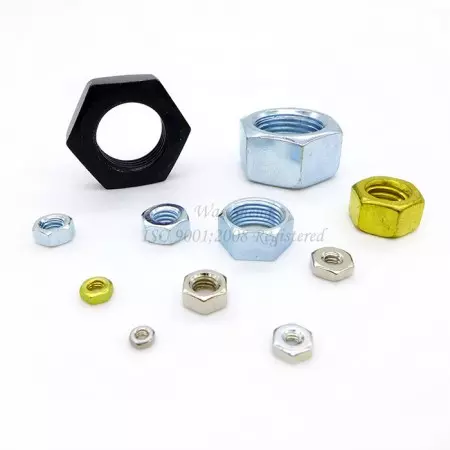 六角ナット メートル ねじ DIN 934 / DIN 439 - 真鍮六角ナット メートル ねじ DIN 934 / DIN 439