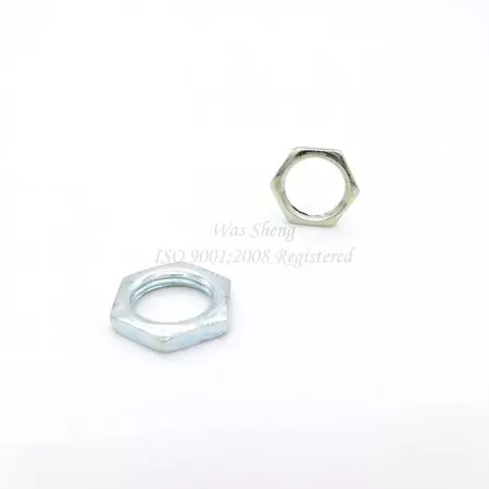 ケーブルグランド 六角薄ロックナット、スチール亜鉛メッキ - ケーブルグランド 六角薄ロックナット、スチール亜鉛メッキ