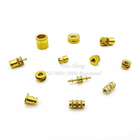 Brass Knurling Inserts Threaded for Plastic Mold - Brass Knurling Inserts Threaded for Plastic Mold