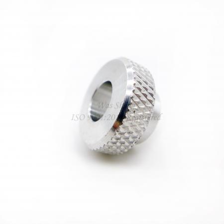Aluminum 6061-T6 Knurled Spacer Plain Finish