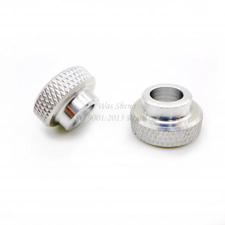 Aluminum 6061-T6 Knurled Spacer Plain Finish