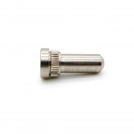 Stainless Steel Precision Turned Knurled Shaft Plain Finish - Stainless Steel Precision Turned Knurled Shaft Plain Finish