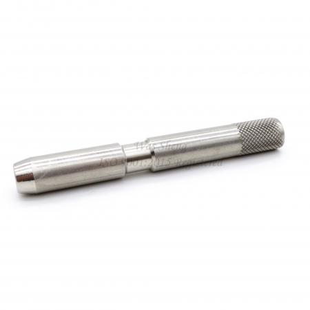 Diamond Knurled Shaft Pin with Groove