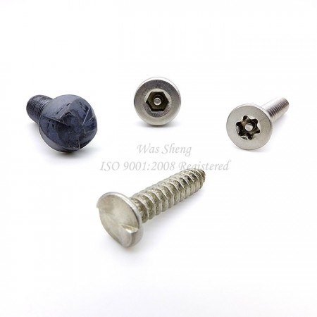 Pin in Torx, Tamper Proof Security Clutch Head (one way) Screws - Pin in Torx, Tamper Proof Security Clutch Head (one way) Screws