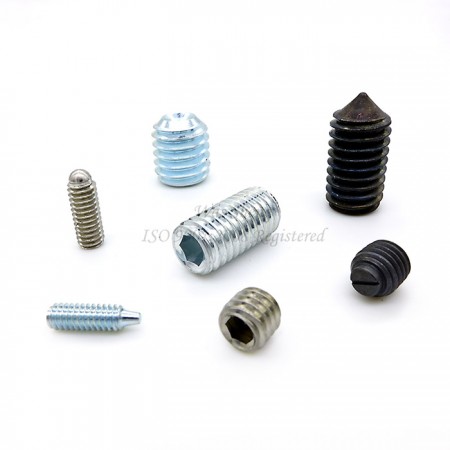 Sekrup Set Soket Heksagonal DIN Ujung / Kerucut Anjing