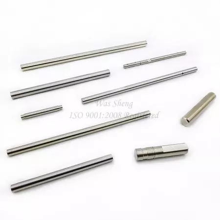 Stainless Steel CNC Machining Cylindrical Linear Shafts, Spline Shafts