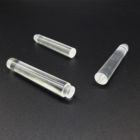Varillas y ejes de acrílico transparente mecanizados