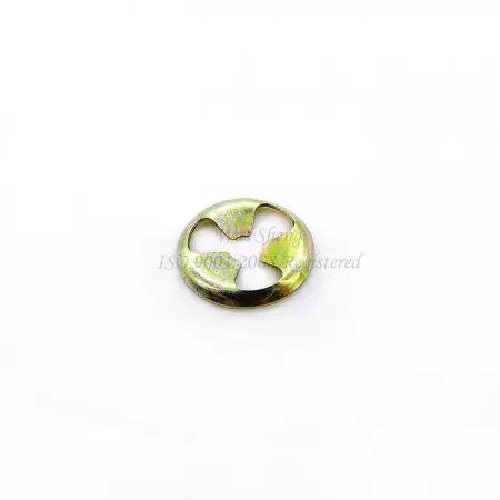 イエロージンクスプリングスチールロッキングスターロックワッシャー - イエロージンクスプリングスチールロッキングスターロックワッシャー