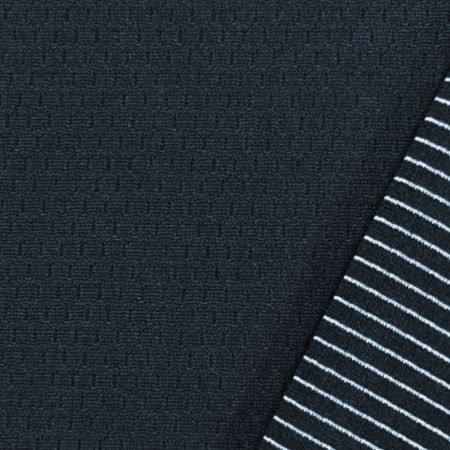 Honeycomb Circular Knit Fabric - NL15GD3316T2 is the circular knit fabric which made by be*quem and polyester yarn with honeycomb pattern in the face