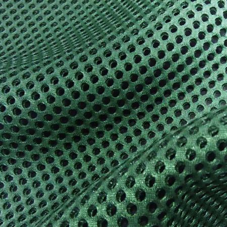 DT209R- Переработанный воздушный сетчатый материал в горошек – Воздушная сетка, толщина 3,0 мм, 100% переработанный полиэфир