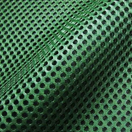 Malha de espaçamento com padrão de bolinhas recicladas - Malha ultra-leve e elástica - Malha tricotada de alta densidade – projetada para roupas ativas, combinando estabilidade, respirabilidade e resistência à abrasão.