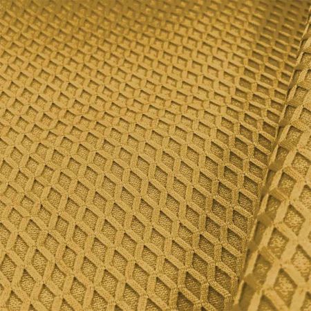 Espaçador de Padrão de Grade de Diamante Reciclado de Um Lado | Tecido de Malha Espaçadora Ecológica