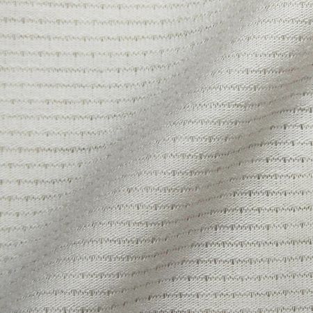HL-CL23007- Tessuto a maglia in fibra di maglia verde compostabile Celys-65% poliestere compostabile CELYS 50S, 30% rayon riciclato, 5% elastan