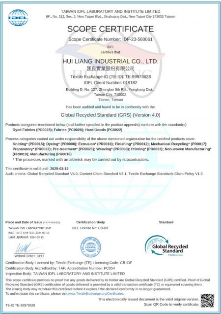 HuiLiang_GRS_Certificate