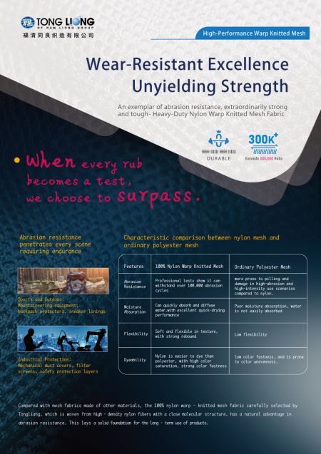 Tejido de malla de nylon de alta resistencia