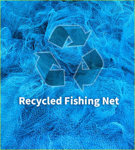 Tessuto di rete da pesca riciclata - Intrecciare una rinascita verde per i rifiuti oceanici
