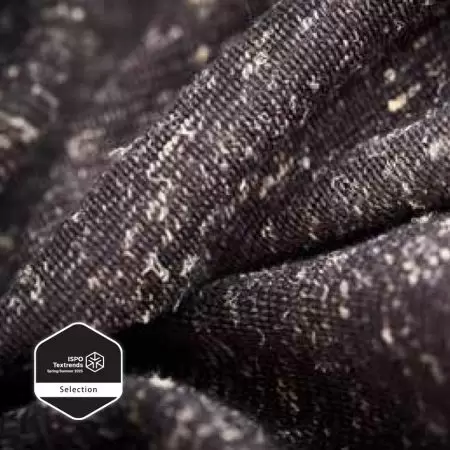 Nachhaltiger Strick aus Ananasblättern - Umweltfreundliches Strickgewebe aus Ananasblattfaser und recycelter Polyfaser.