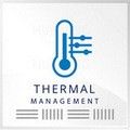 Tissu à gestion thermique