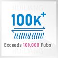 100,000+ 次耐磨擦布料