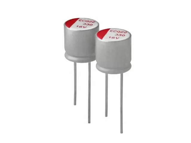 Condensateurs électrolytiques solides en aluminium à polymère conducteur - Série AREP