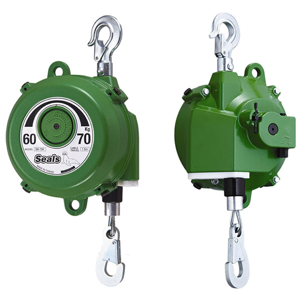 स्प्रिंग बैलेंसर, 60kg~70kg, ग्रेविटी फ्री - टूल सस्पेंड स्प्रिंग बैलेंसर (मॉडल: SB-70K) (क्षमता: 60kg-70kg)