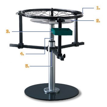 Floor Type Wheel Building Stand - Floor Type Wheel Building Stand(Model:CM-T2)(Suitable for 8" ~ 30" wheel frames)(Height adjustment range H64 ~ H74 cm)