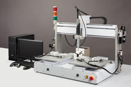Alimentador automático de tornillos de vacío de doble Y tipo robot - Alimentador automático de tornillos de vacío de doble Y tipo robot (Modelo: CM-TABLE-V-2Y) (Función: detección inteligente) (Tornillo adecuado: M1.4-M5)