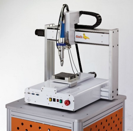 桌上型機械人式 - 自動鎖螺絲機 - 桌上型機械人式自動鎖螺絲機-(型號:CM-TABLE)(功能:智能檢測)