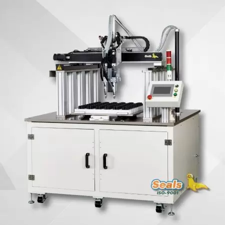 龍門式
–自動鎖螺絲機 - 龍門式自動鎖螺絲機(型號:CM-TABLE-GANTRY)(特性:螺絲送料時間達0.2秒)