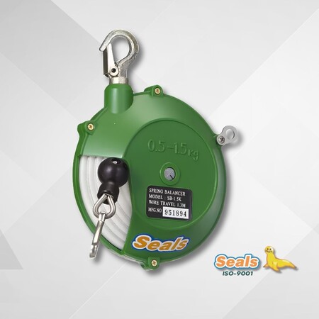 Bilanciatore a molla sospeso per attrezzi, 0,5 kg~1,5 kg, in assenza di gravità - Bilanciatore a molla sospeso per attrezzi (Modello: SB-1.5K) (Capacità: 0,5 kg - 1,5 kg)