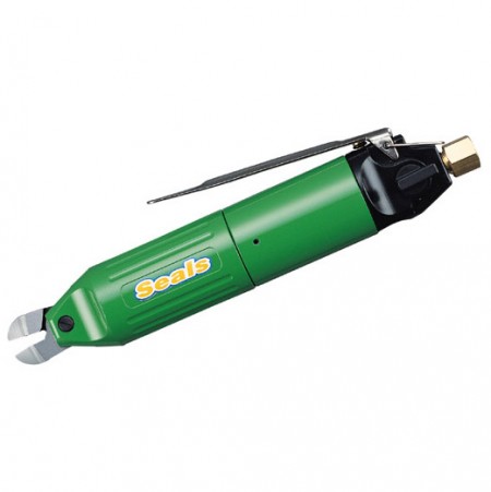 กรรไกรลม / เครื่องบีบขั้วต่อลม (กำลังการกด 250 กก.) - กรรไกรลม (รุ่น: YM-140L) (เหมาะสำหรับการตัดสาย-ใบมีด S5, การตัดเรซิน-ใบมีด FD-6, การบีบสาย-ใบมีด CLP, การกดขั้วต่อเปลือย-ใบมีด A5P และการกดขั้วต่อที่มีฉนวน-ใบมีด AR5P)
