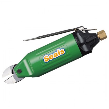 Air Nipper / เครื่องบีบขั้วต่อสายลม (แรงกด 280 กก.) - กรรไกรลม (รุ่น: YM-300) (เหมาะสำหรับการตัดสาย-ใบมีด S8P, การตัดเรซิน-ใบมีด FD-8P, การบีบสาย-ใบมีด CLP, การกดขั้วต่อเปล่า-ใบมีด A7P และการกดขั้วต่อที่มีฉนวน-ใบมีด AR7P)