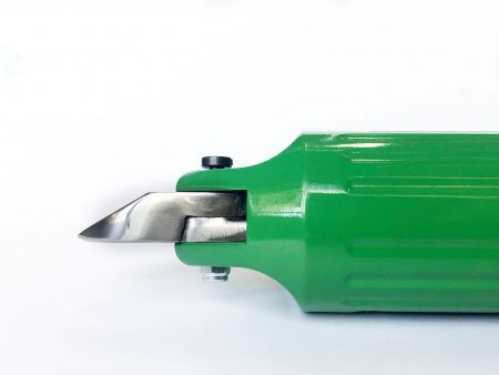 Penge Közeli - Részletesen bemutatja a penge részleteit, megmutatva a vágószerkezetet.