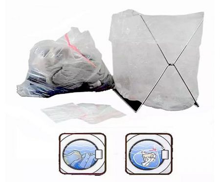 Water Soluble Laundry Bag - Safe, eco water-soluble laundry bags prevent contamination during washing.