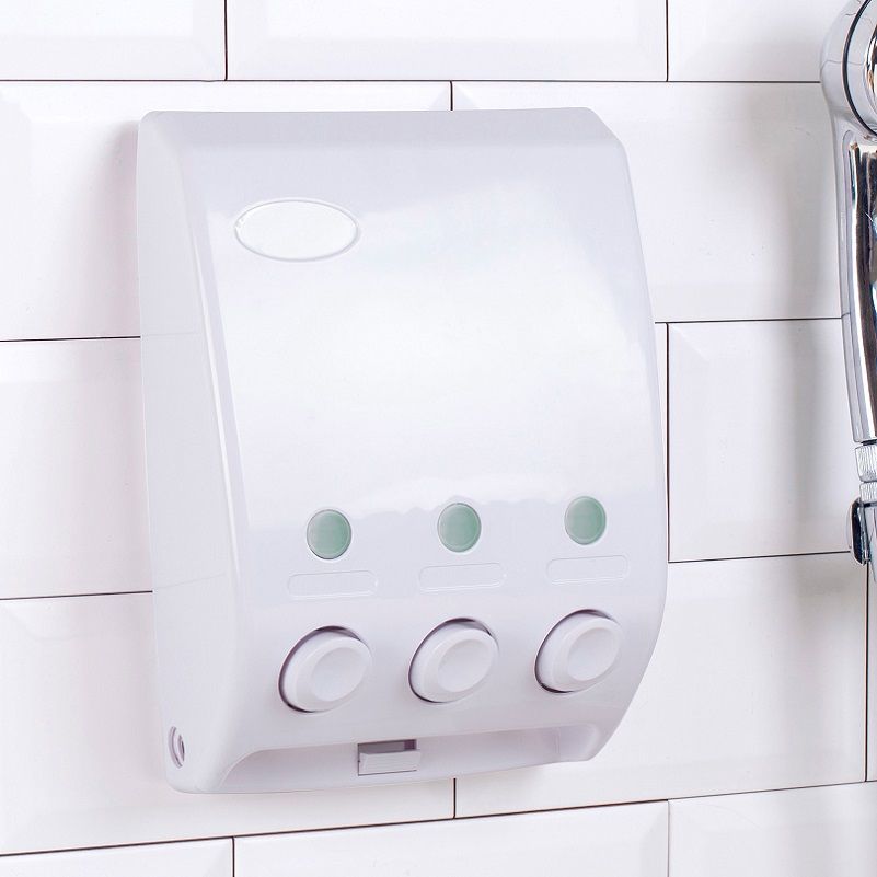 Dispensador de jabón para baño con cerradura * 350 ml - Dispensadores de  jabón a prueba de manipulaciones de 350 ml para uso en hoteles