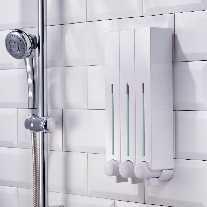 Duvara Monte Edilebilir Şampuan Duş Sabunu Dispenseri