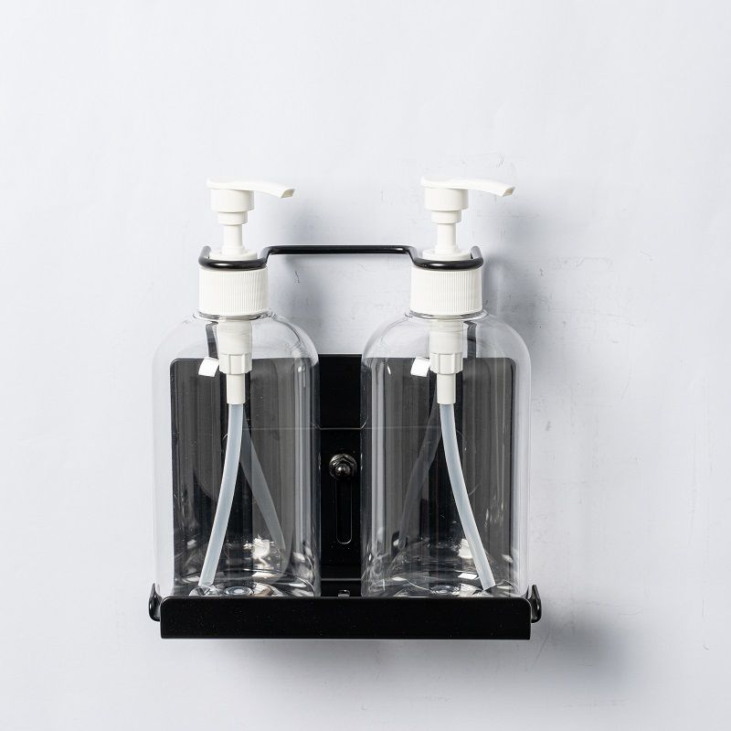 Doppelter Diebstahlschutz Edelstahl Flaschenhalter - Doppelter  Wandflaschenhalter mit Drahtverschluss - Schwarz, Automatische Seifen- und  Desinfektionsmittelspender Hersteller