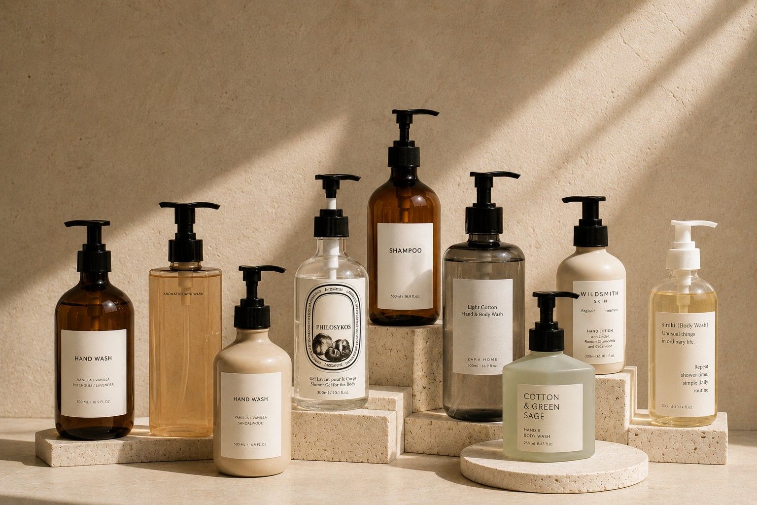 custom bottle holder brand amenity design