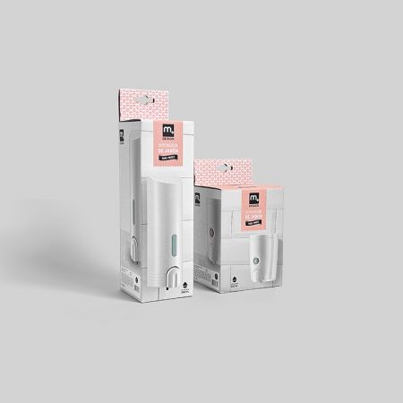 Desain merek kotak kustom dispenser tangan