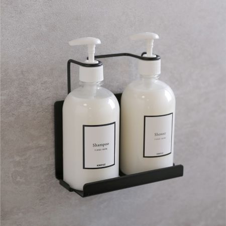 Stainless Amenity Bottle Holder - Wall Holders With Solutions for