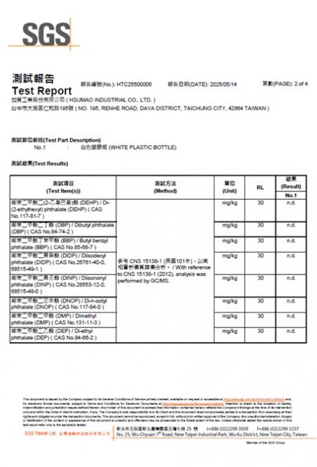 SGS BPA & Phthalate nicht nachgewiesen-2