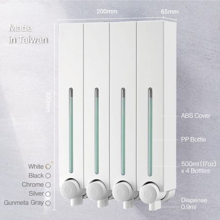 Spesifikasi Dispenser Sabun 4 Botol Bergaya