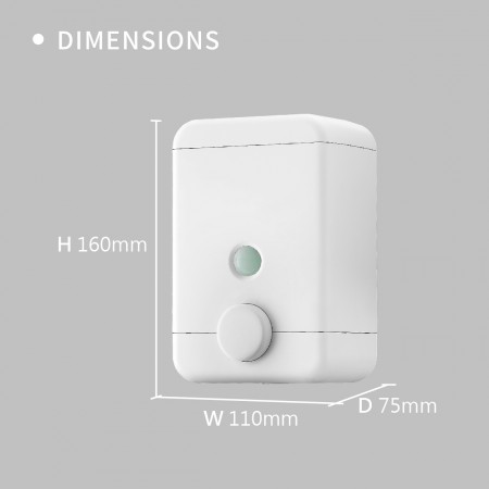 쉬운 충전 및 쉬운 청소 비누 디스펜서