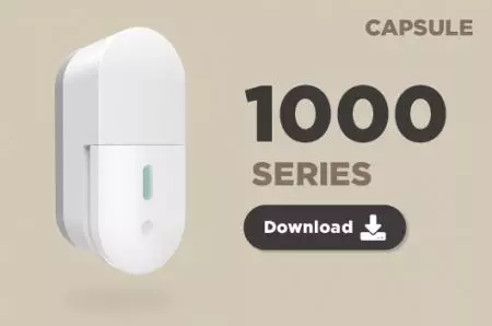 موزع صابون عام للمراحيض العامة - كبسولة HP-1000 - رغوة وسائل الصابون