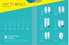 حامل صابون قابل للتعبئة