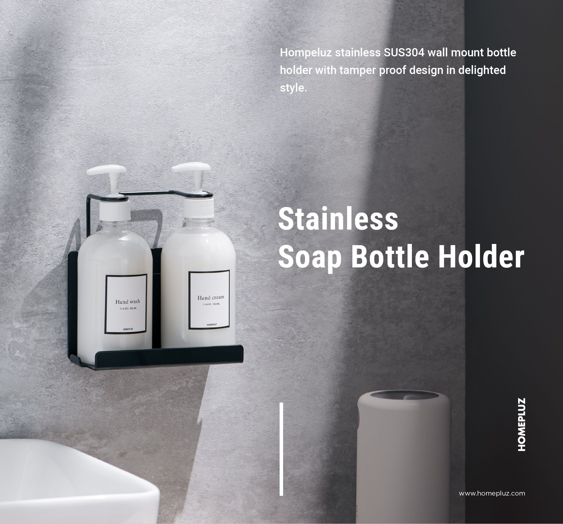 Nouveau design pour le porte-bouteille de toilette