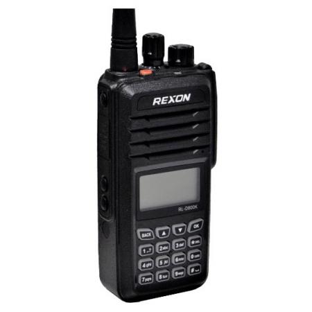 Radio portable numérique RL-D800K-DMR droite avant