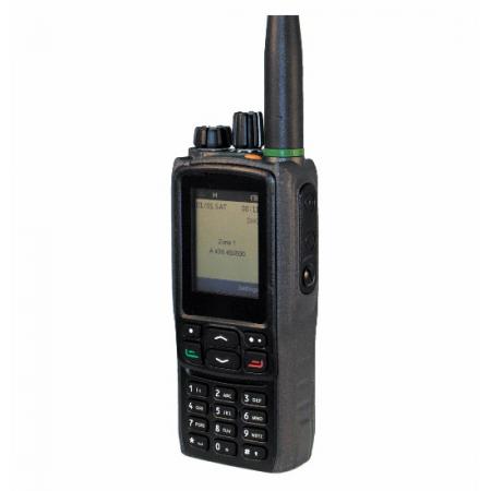Radio digital portátil DMR-IP67 con Bluetooth y GPS y radio Tier II / III
