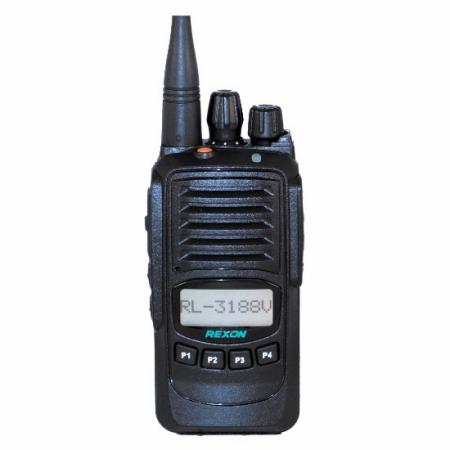 Zwei-Wege-Funkgerät - Professionelles analoges Radio RL-3188 Linke Vorderseite